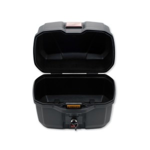 COFFRE DE VOYAGE TRAVEL DELUXE RIGIDE BLACK POUR MOTOCYCLETTE