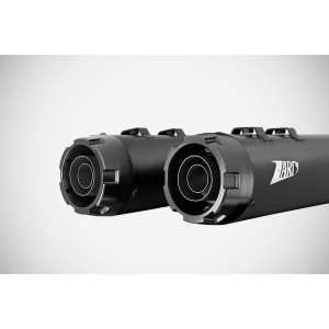 POTS D'ÉCHAPPEMENTS SLIP-ON 4.33" ZARD GA NOIR APPROUVÉ EU HARLEY DAVIDSON FLH FLT TOURING 2006-2016