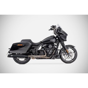 SCARICHI SLIP-ON 4.33" ZARD SC OMOLOGATI NERI HARLEY DAVIDSON FLH FLT TOURING 2006-2016