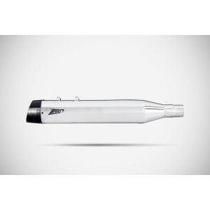 CHROME EXHAUSTS MUFFLERS SLIP-ON 4.33" ZARD SC EU APPROVED HARLEY DAVIDSON FLH FLT TOURING 2006-2016