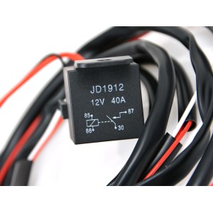 AUXILIARY HEADLIGHT WIRING HARNESS KIT CUSTOM MOTORCYCLE AND HARLEY DAVIDSON