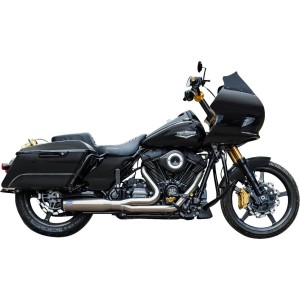 SISTEMA DI SCARICO 2IN1 S&S RACE QUALIFIER INOX HARLEY DAVIDSON FLH FLT TOURING 2017-2024