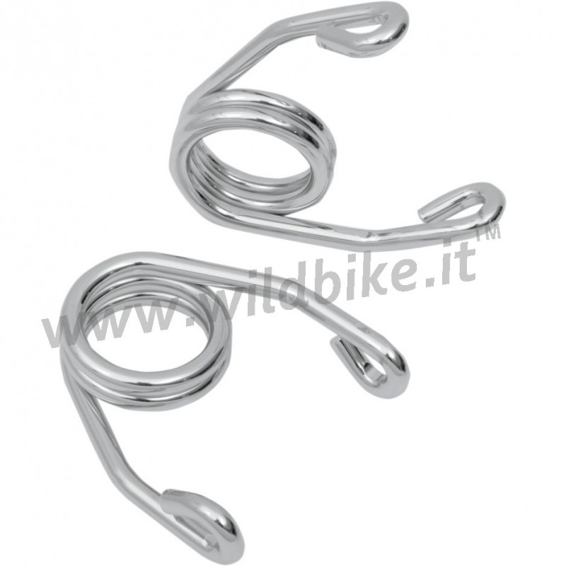 SCHERENFEDERN HEAVY DUTY CHROM 3" 7,6CM EINZELSITZ HARLEY DAVIDSON