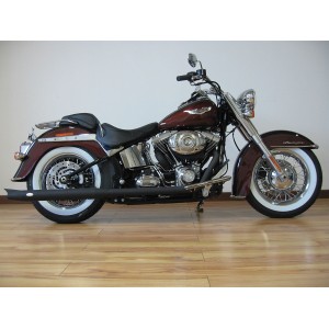 SCARICHI MCJ 2IN2 ROYAL 80 DX/SX HARLEY DAVIDSON FXST FLST SOFTAIL 2007-2017