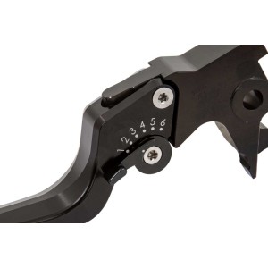 ADJUSTABLE BLACK BRAKE AND CLUTCH LEVERS CLASSIC HARLEY DAVIDSON SOFTAIL 2018-2024