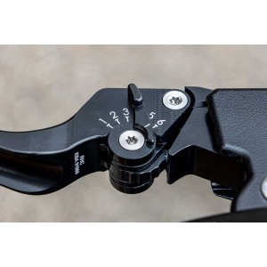BREMS UND KUPPLUNGSHEBEL VERSTELLBAR CLASSIC SCHWARZ HARLEY DAVIDSON SOFTAIL 2018-2024