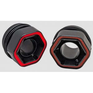 POTS D'ÉCHAPPEMENTS MCJ EDITION 100 SLIP-ON APPROUVÉ EU HARLEY DAVIDSON FLH FLT TOURING 2025-2026