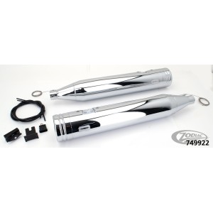 EXHAUSTS MUFFLERS MCJ SLIP-ON EDITION 100 EU APPROVED HARLEY DAVIDSON FLH FLT TOURING 2025-2026