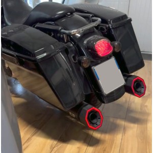 EXHAUSTS MUFFLERS MCJ SLIP-ON EDITION 100 EU APPROVED HARLEY DAVIDSON FLH FLT TOURING 2025-2026