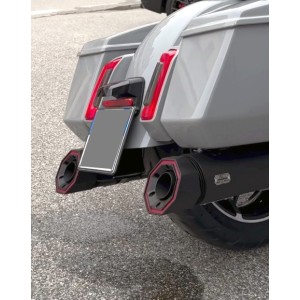 POTS D'ÉCHAPPEMENTS MCJ EDITION 100 SLIP-ON APPROUVÉ EU HARLEY DAVIDSON FLH FLT TOURING 2025-2026