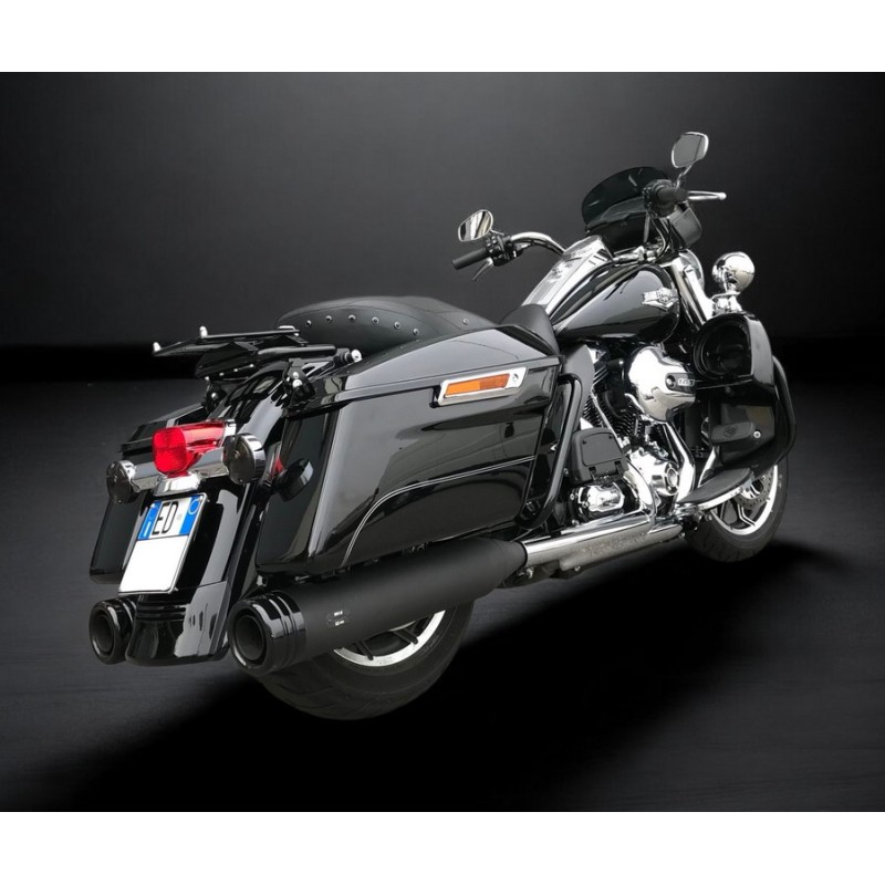 EXHAUSTS MUFFLERS MCJ SLIP-ON EDITION 120 EU APPROVED HARLEY DAVIDSON FLH FLT TOURING 2025-2026