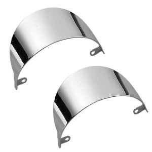 VISIERE PALPEBRE CROMATE PER FRECCE ANTERIORI HARLEY DAVIDSON FLH TOURING 1994-2013