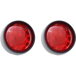 INSERTI NERI LED ROSSI PROBEAM® BEZEL PER FRECCE POSTERIORI HARLEY DAVIDSON 2000-2024