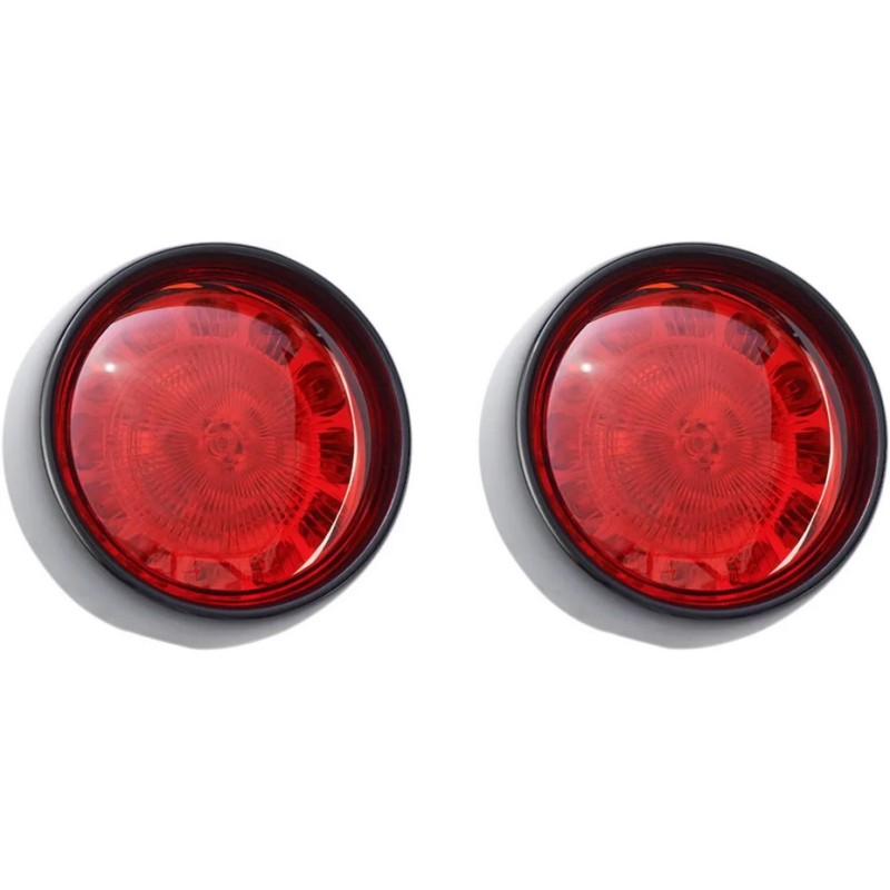 EINSÄTZE PROBEAM® ROTE LED BEZEL SCHWARZ FÜR HINTERE BLINKER HARLEY DAVIDSON 2000-2024
