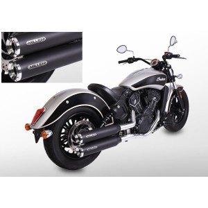 POTS D'ÉCHAPPEMENT SLIP-ON MILLER YUMA 3 APPROUVÉ UE INDIAN SCOUT 2021-2024