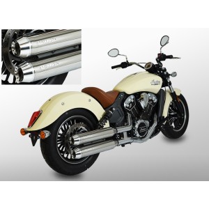 EXHAUSTS MUFFLERS SLIP-ON MILLER YUMA 3 EU APPROVED INDIAN SCOUT 2021-2024