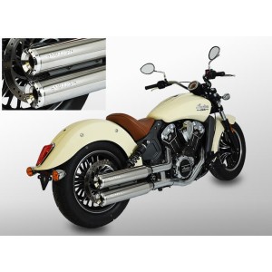 POTS D'ÉCHAPPEMENT SLIP-ON MILLER YUMA 3 APPROUVÉ UE INDIAN SCOUT 2021-2024