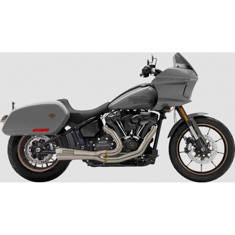 AUSPUFF SYSTEMS BASSANI 2-1 RIPPER SHORT INOX HARLEY DAVIDSON FXLRST LOW RIDER ST 2022-2024