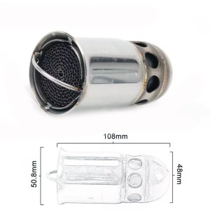 QUIET BAFFLE DB KILLER CATALYST 51 MM EXHAUSTS MUFFLERS MOTORCYCLE AND HARLEY DAVIDSON