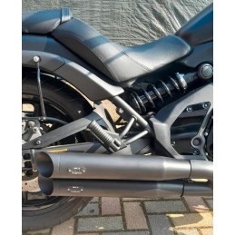 POT D'ECHAPPEMENT COMPLET MCJ 2IN 2 ROYAL 80 EU APPROUVÉ NOIR KAWASAKI VULCAN S 650 2017-2020