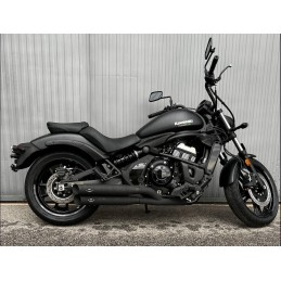 POT D'ECHAPPEMENT COMPLET MCJ 2IN 2 ROYAL 80 EU APPROUVÉ NOIR KAWASAKI EN 650 VULCAN S 2017-2020