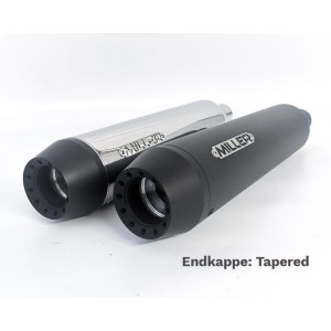 EXHAUST MUFFLER SLIP-ON MILLER INDIPENDENCE HARLEY DAVIDSON FLSB SPORT GLIDE 2018-2024