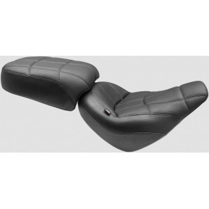 SITZBANK COMFORT MUSTANG 2-UP TOURING DELUXE CUBE HARLEY DAVIDSON SOFTAIL FXBB STREET BOB 18-24