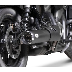 BLACK MUFFLER SLIP-ON VP REVOLVER EU APPROVED HARLEY DAVIDSON RH 975 NIGHTSTER 2022-2025