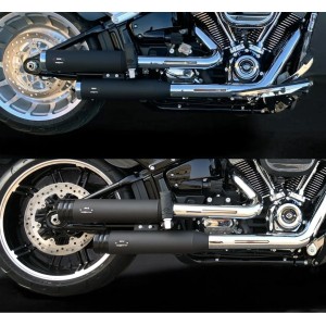 SYSTÈME D'ÉCHAPPEMENT MCJ 2EN2 RACE 90 APPROUVÉ EU HARLEY DAVIDSON FXBR SOFTAIL 117 BREAKOUT 2025-2026
