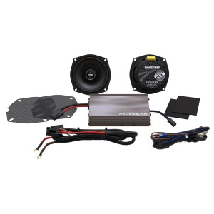 KIT AUDIO CASSE E AMPLIFICATORE ANTERIORI HOGTUNES XL 225 SG HARLEY DAVIDSON FLH TOURING 1998-2013