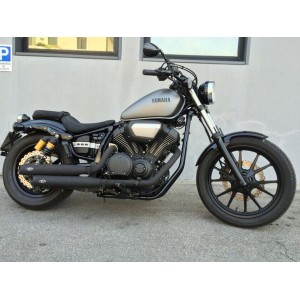 SCARICO COMPLETO MCJ ROYAL 80 NERO OMOLOGATO YAMAHA XV 950 2014-2020