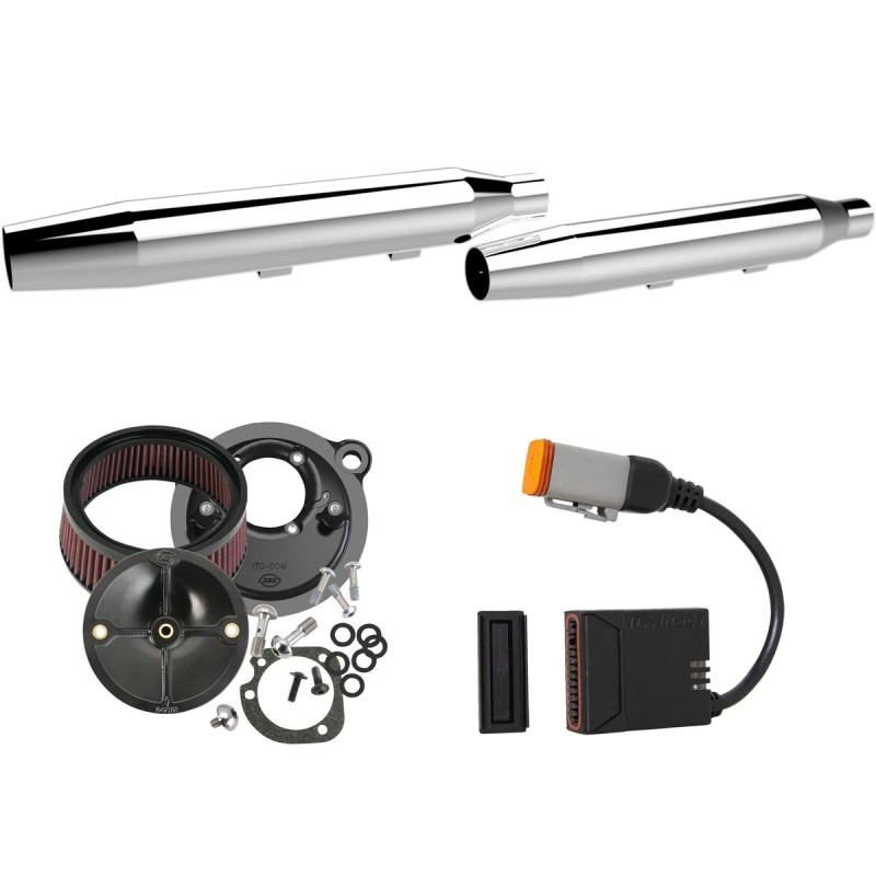 KIT HI-POWER STAGE 1 KHROME WERKS CONICO CROMATO HARLEY DAVIDSON XL SPORTSTER 2014-2021