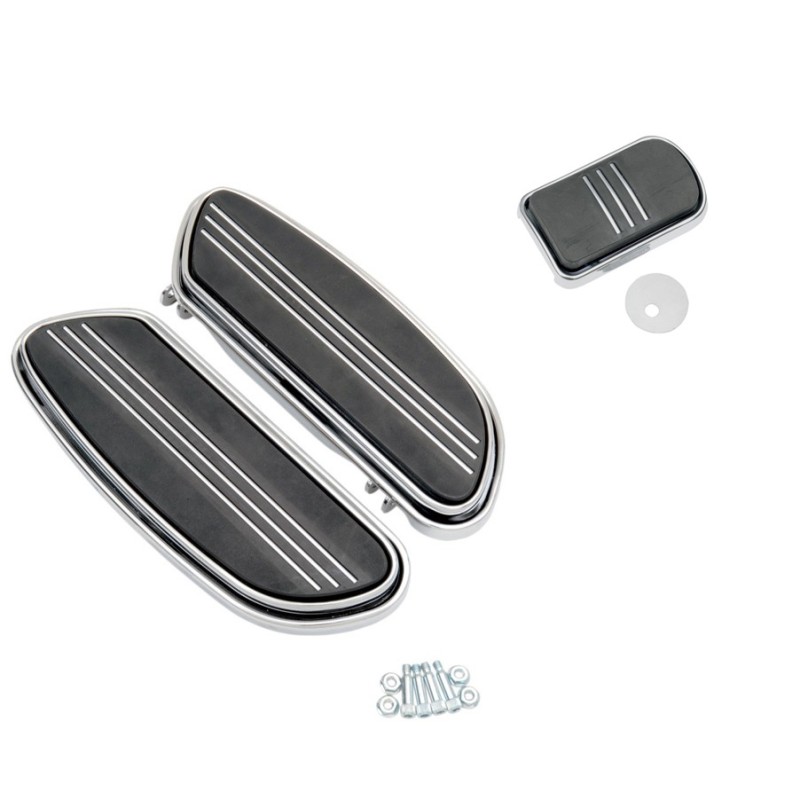 KIT FUSSRASTEN COMFORT FAHRER VERCROMT HARLEY DAVIDSON FLST SOFTAIL 1986-2017