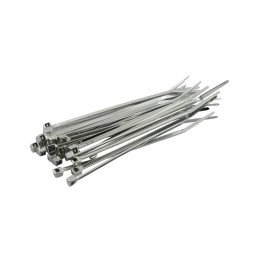 TIES CABLE CHROME UNIVERSAL 8" 200 MM 25 PIECES FOR MOTORCYCLES