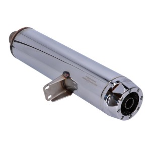 EXHAUST MUFFLER SLIP-ON 2INTO1 REBEL SERIES 4" EU APPROVED INDIAN SCOUT 2025-2026