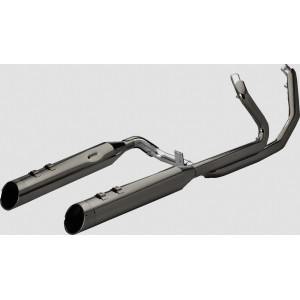 AUSPUFFSYSTEME KHROME WERKS DOMINATOR 2IN2 ECLIPSE EDGE HARLEY DAVIDSON FLH FLT TOURING 2017-2025