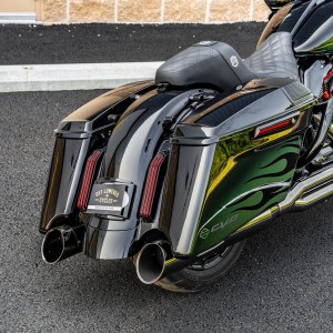 SCARICO 2IN2 KHROME WERKS DOMINATOR 2IN2 ECLIPSE EDGE HARLEY DAVIDSON FLH FLT TOURING 2017-2025