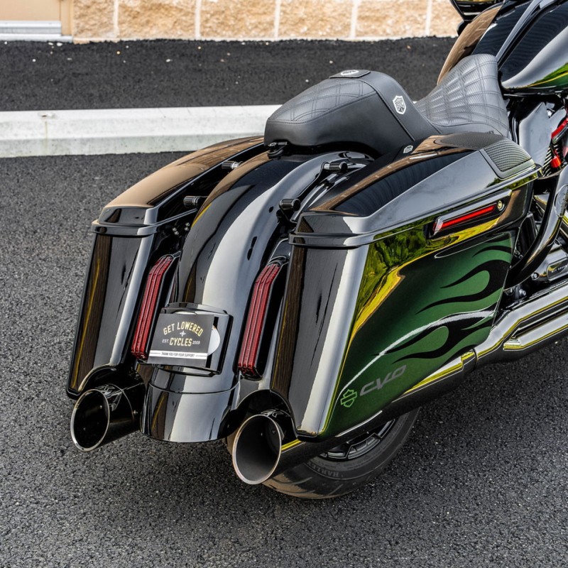 SYSTÈME D'ÉCHAPPEMENT KHROME WERKS DOMINATOR 2EN2 ECLIPSE EDGE HARLEY DAVIDSON FLH FLT TOURING 2017-2025