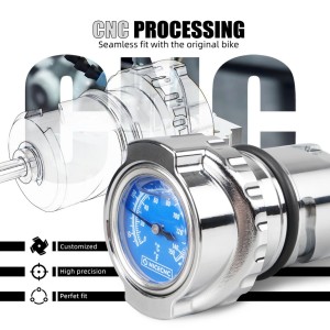 CHROME CNC POP-UP OIL DIPSTICK TEMPERATURE GAUGE HARLEY DAVIDSON XL SPORTSTER 2004-2021