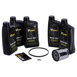 MOTORÖL-SERVICE-KIT VSPEC SYNTHETIK 20W50 HARLEY DAVIDSON FLH FLT TOURING 2007-2016