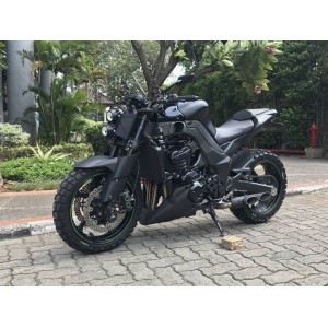 BLACK STREETFIGHTER DUAL HEADLIGHT EU APPROVED FOR MOTORCYCLES