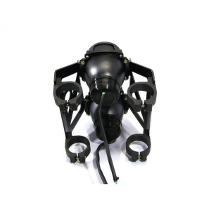 BLACK STREETFIGHTER DUAL HEADLIGHT EU APPROVED FOR MOTORCYCLES