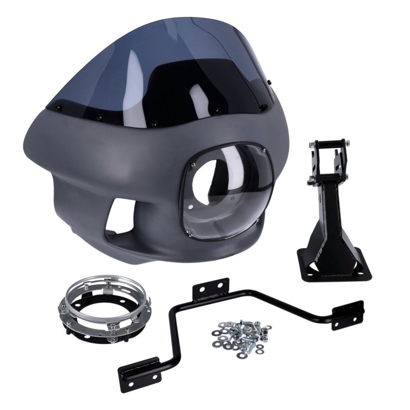 WINDSHIELD FAIRING SHARKTAIL CUSTOM HARLEY DAVIDSON SOFTAIL 2018-2024