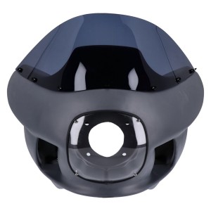 WINDSCHUTZSCHEIBE FERVERKLEIDUNG SHARKTAIL CUSTOM HARLEY DAVIDSON FXD DYNA 2006-2017
