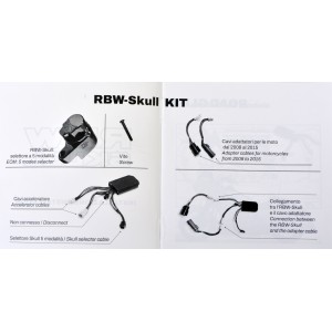 UNITÉ DE COMMANDE DU SÉLECTEUR DE  RIDE MODE SKULL HARLEY DAVIDSON SOFTAIL 2018-2025