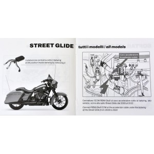 CENTRALINA SELETTORE RIDE MODE SKULL HARLEY DAVIDSON FLH FLT TOURING 2017-25