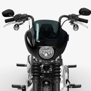 WINDSHIELD FAIRING QUARTER SPORT 9" HARLEY DAVIDSON SOFTAIL FXBB STREET BOB 2018-2026