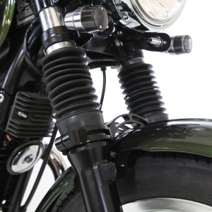 SOFFIETTI DA 230 NERI PER FORCELLA DA 41 MM MOTO CUSTOM E HARLEY DAVIDSON