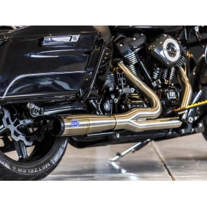 AUSPUFF SYSTEM 2IN1 S&S DIAMONDBACK 50ST INOX HARLEY DAVIDSON FLH FLT TOURING 2017-2025