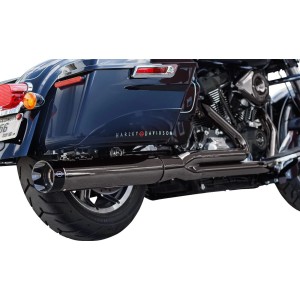 EXHAUST SYSTEM S&S 2-IN-1 SIDEWINDER LAVA CHROME HARLEY DAVIDSON FLH FLT TOURING 2017-2025